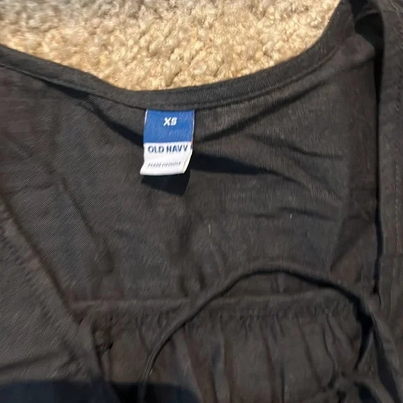 Old Navy Tiered Lace-Up Mini Swing Dress - Picture 5 of 9